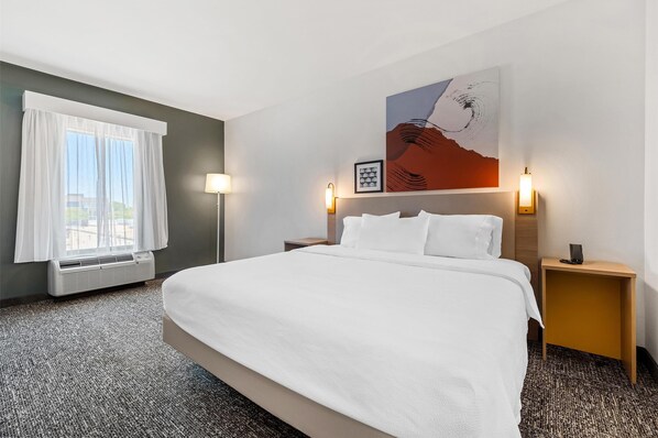 In-room safe, desk, blackout curtains, iron/ironing board