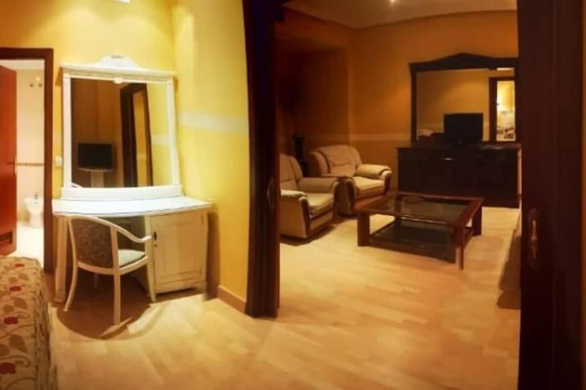 junior suite | minibar, desk, laptop workspace, blackout curtains