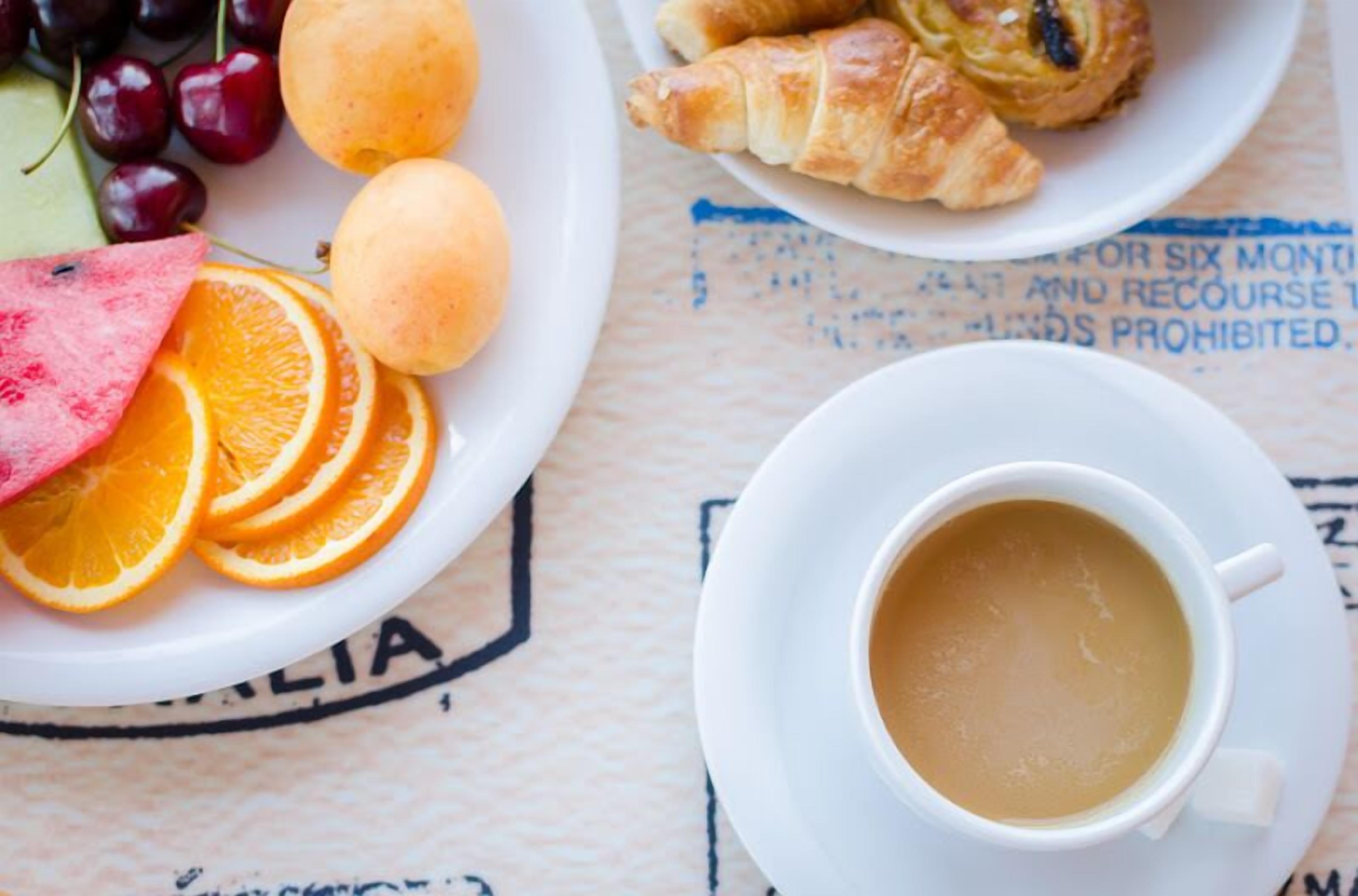 daily continental breakfast (eur 5.50 per person)