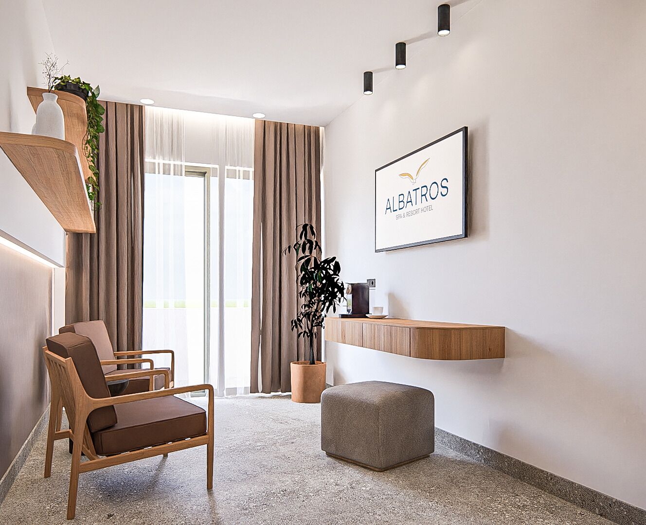 premier suite with plunge pool | 1 bedroom, hypo-allergenic bedding, in-room safe, blackout curtains