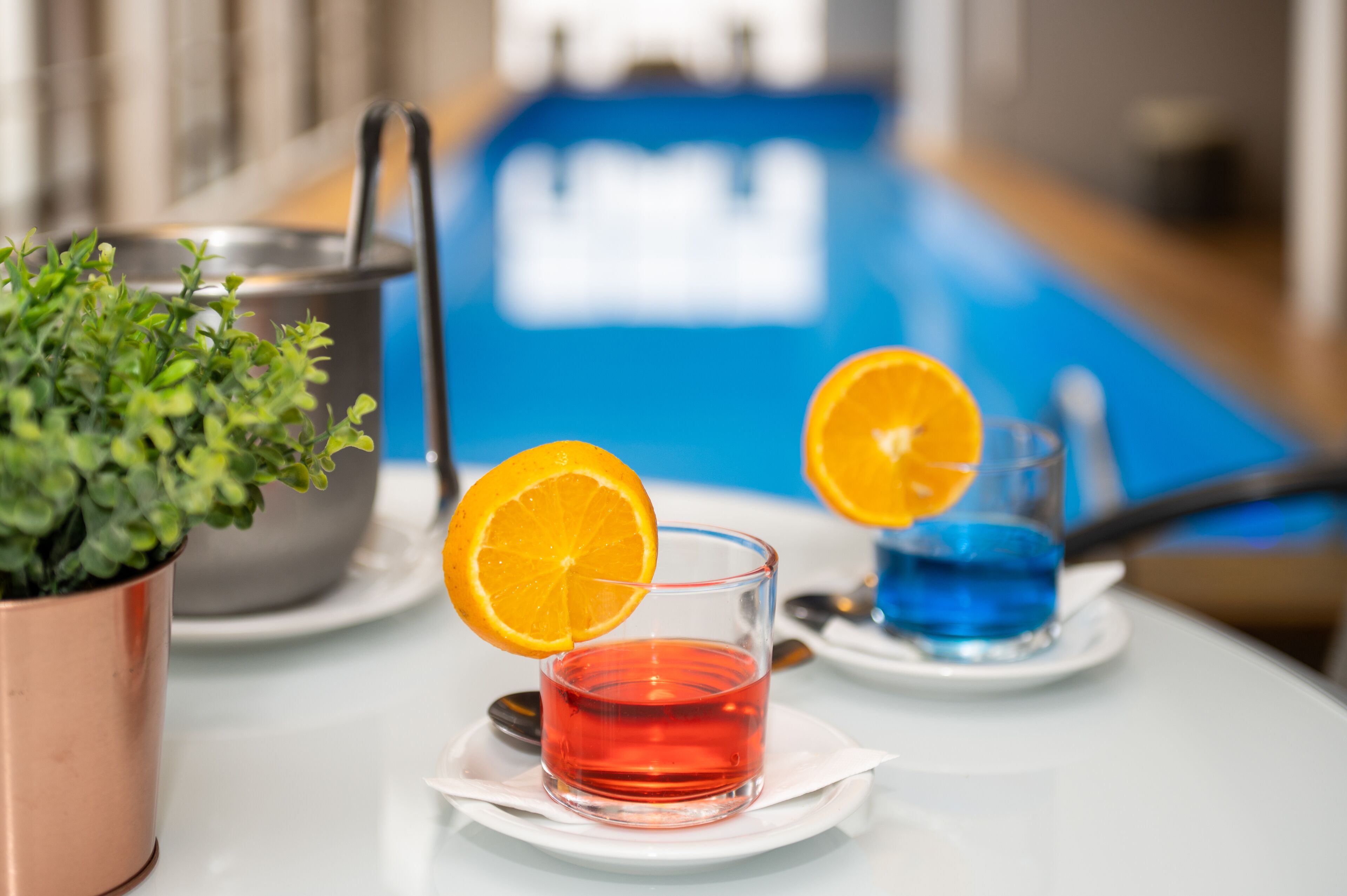 indoor pool, outdoor pool