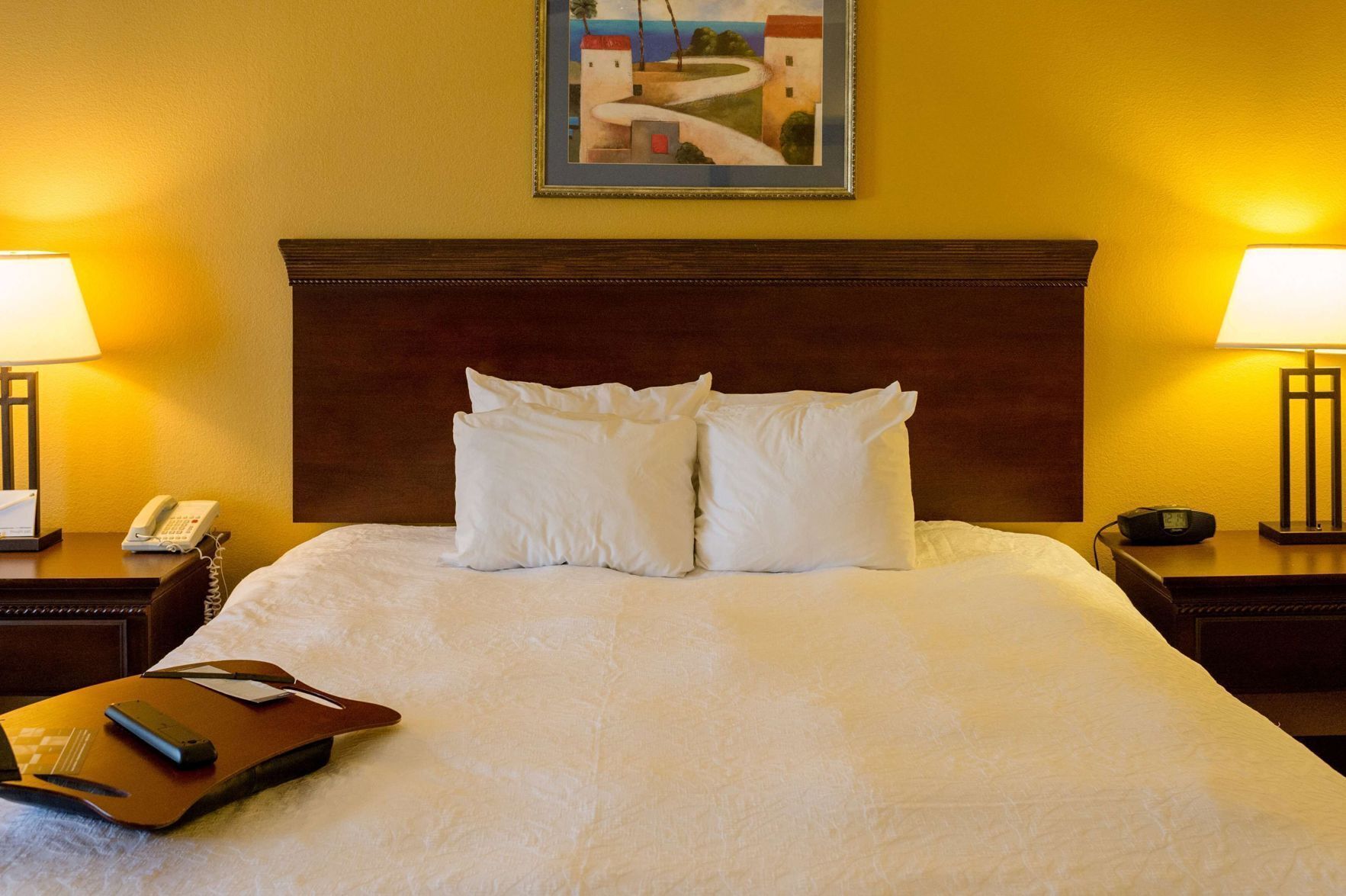 In-room safe, desk, laptop workspace, blackout curtains