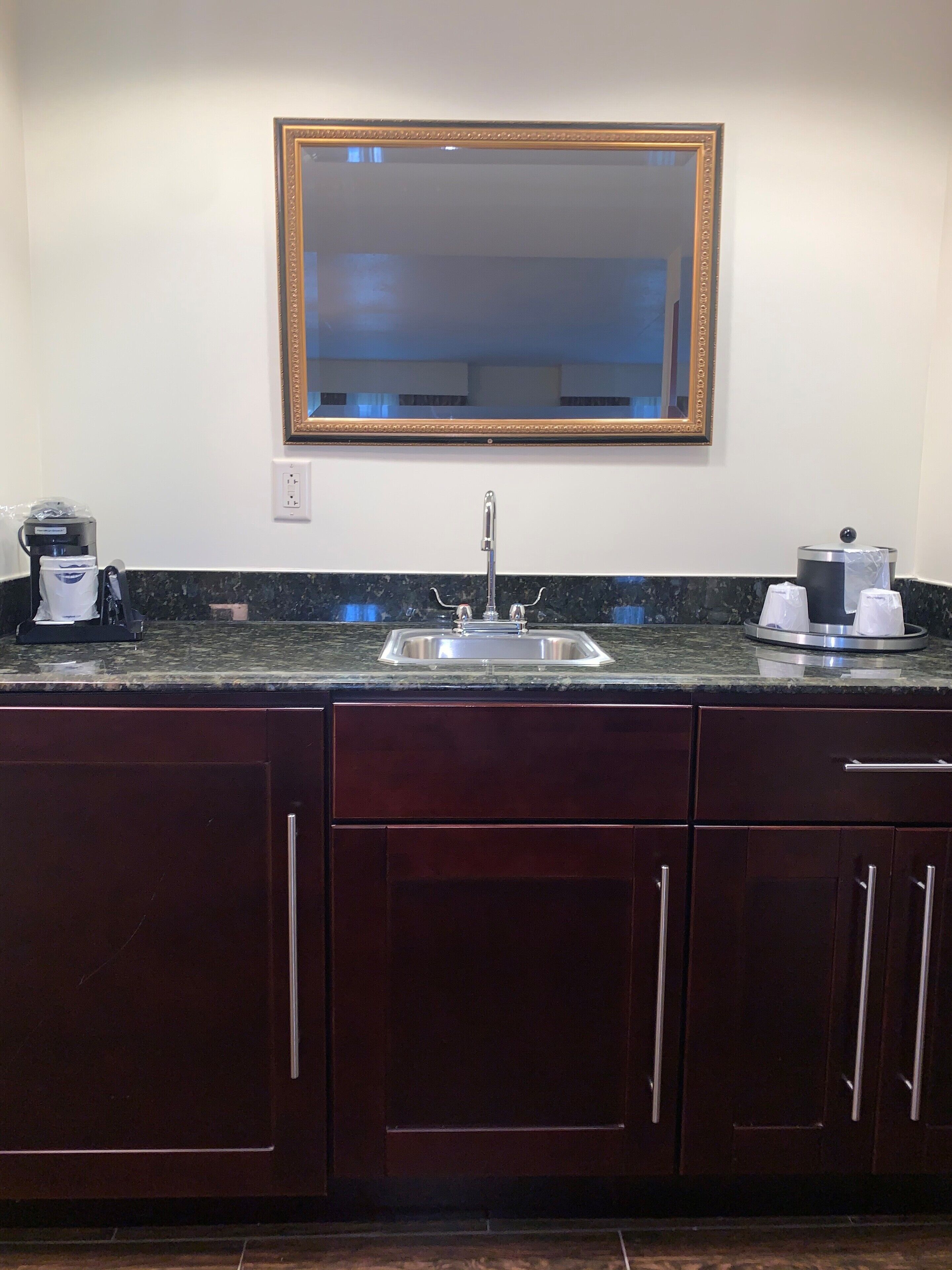 studio, two queen beds, non-smoking | premium bedding, desk, iron/ironing board, rollaway beds