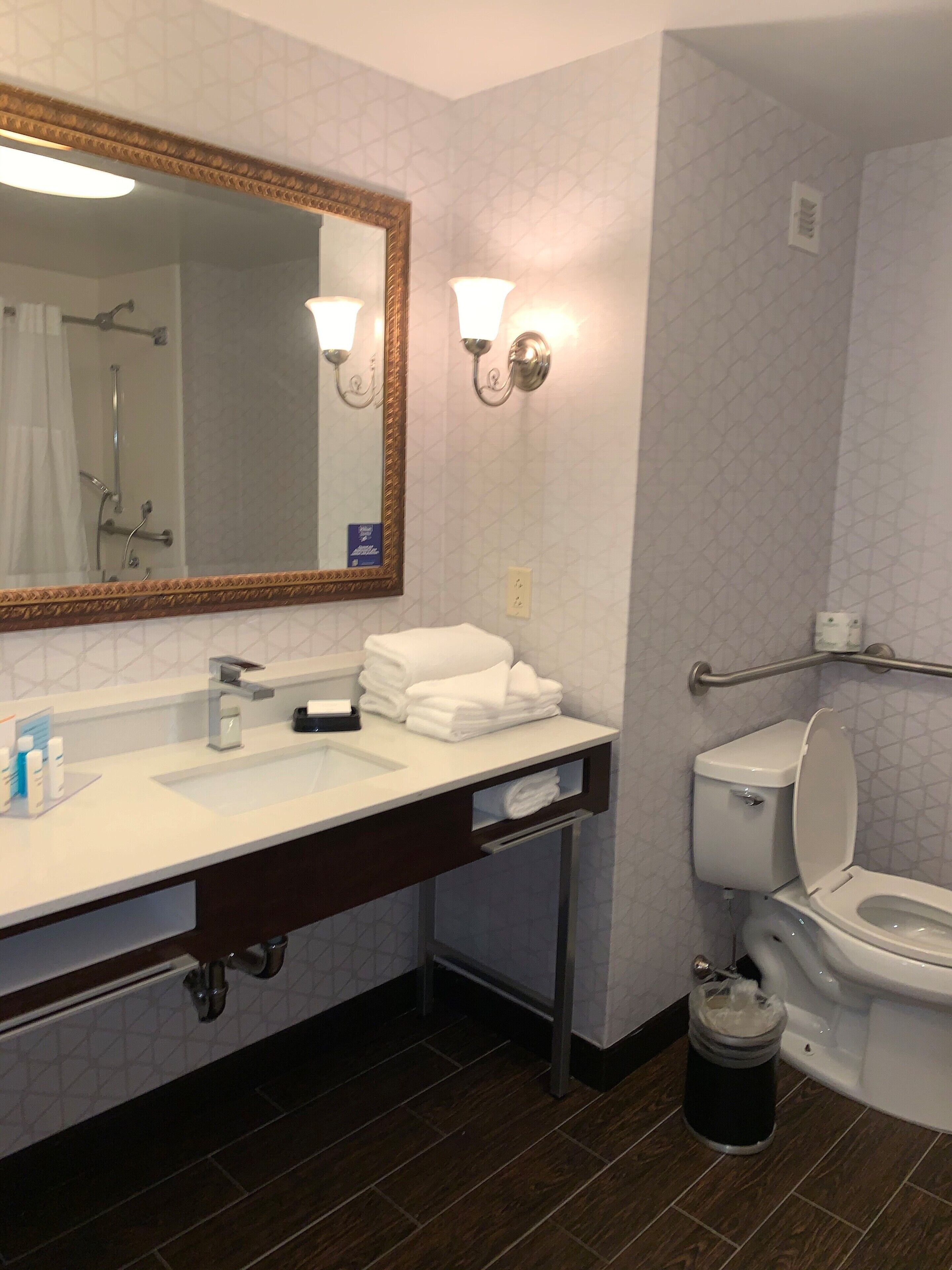 suite, two queen beds, accessible | bathroom | free toiletries, hair dryer, towels, soap