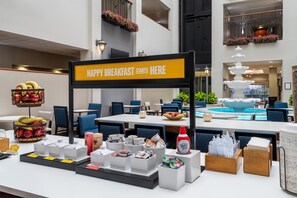 Free daily buffet breakfast