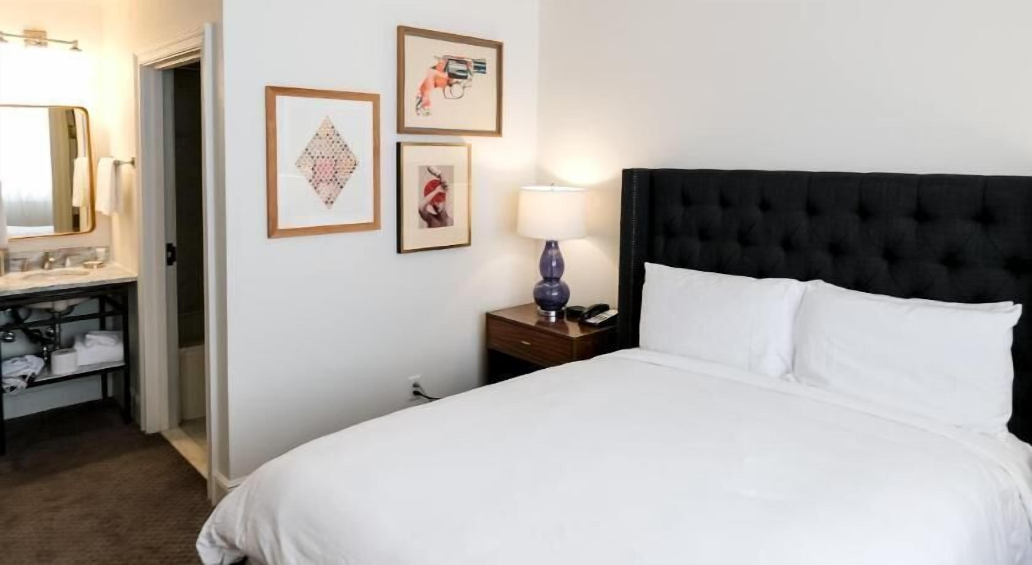Egyptian cotton sheets, premium bedding, down comforters, in-room safe