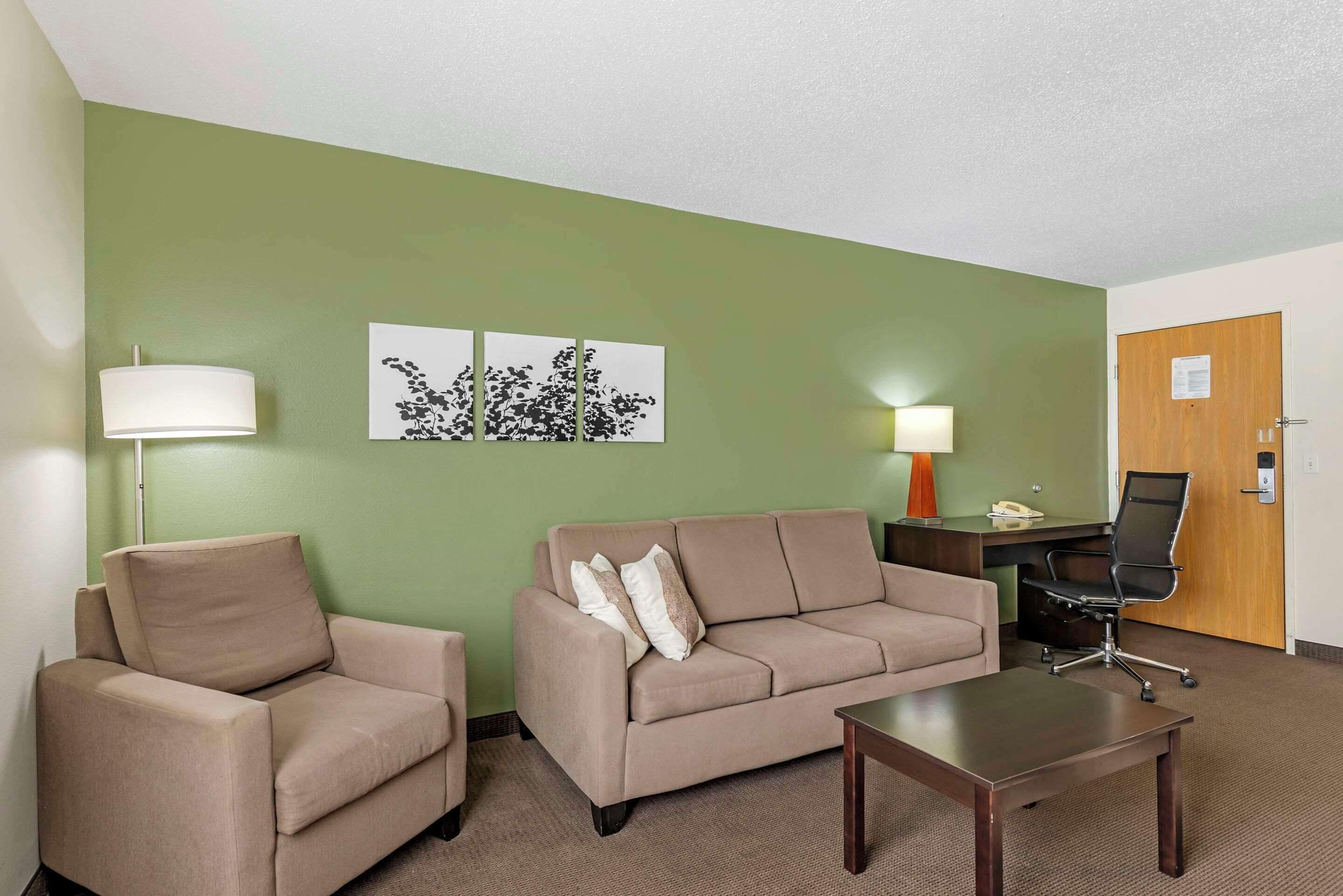 suite, 1 king bed, accessible, non smoking | desk, laptop workspace, iron/ironing board, free wifi