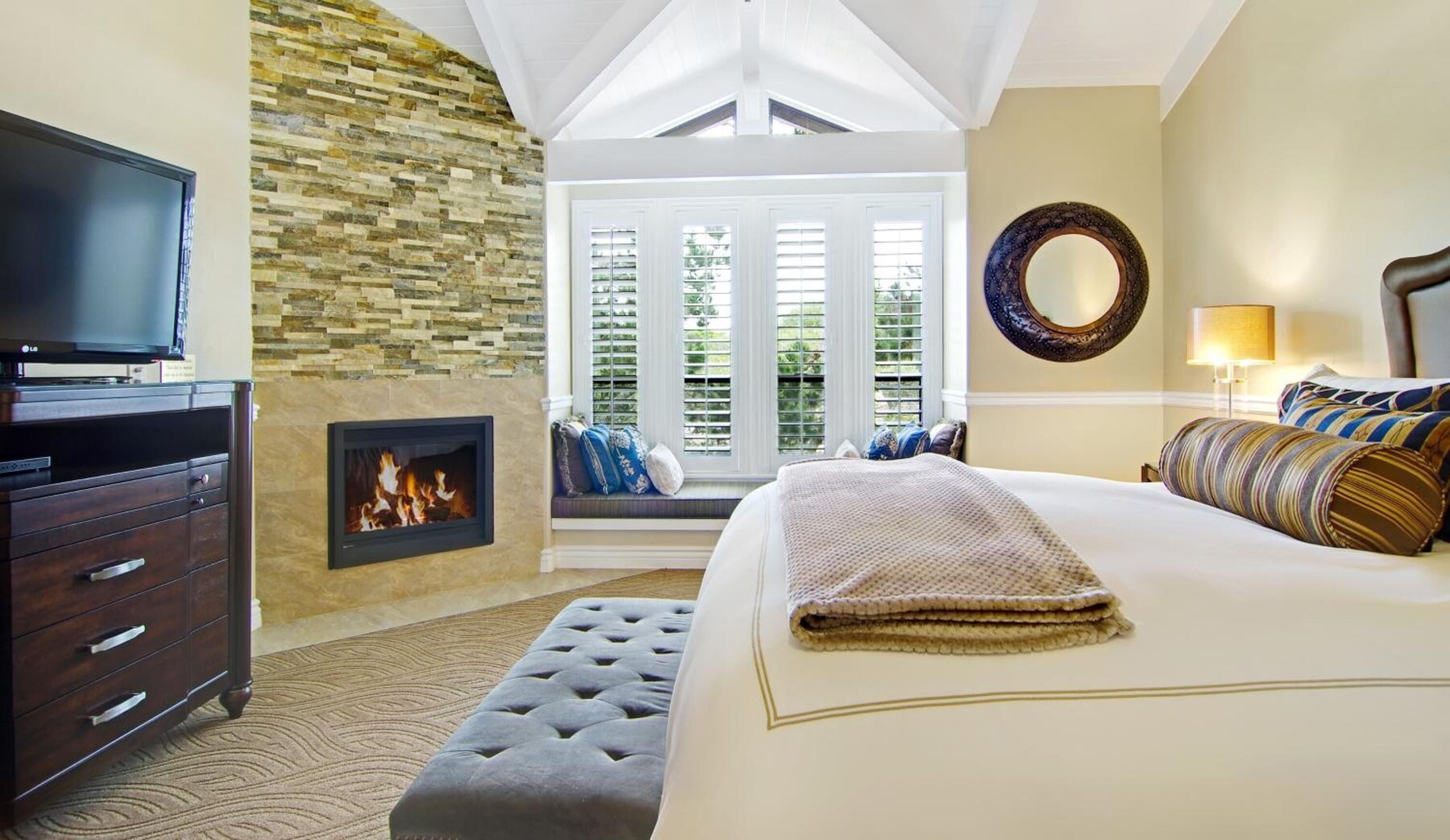 Ropa de cama de alta calidad, edredón y camas con pillow-top 