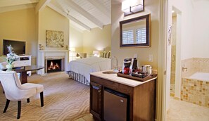 Premium bedding, down comforters, pillowtop beds, in-room safe