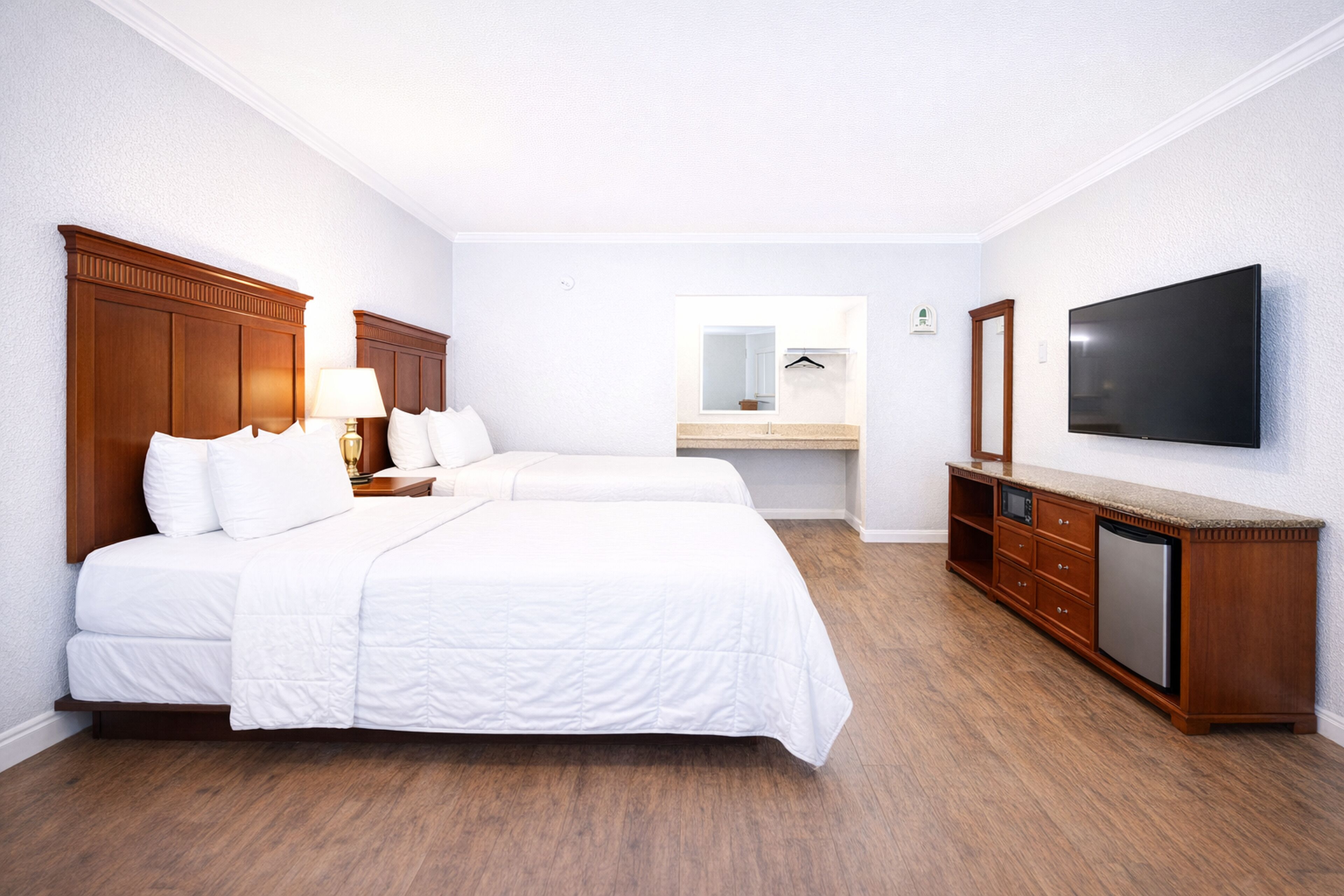 Desk, blackout drapes, iron/ironing board, free WiFi