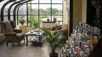 Sitteområde i lobbyen