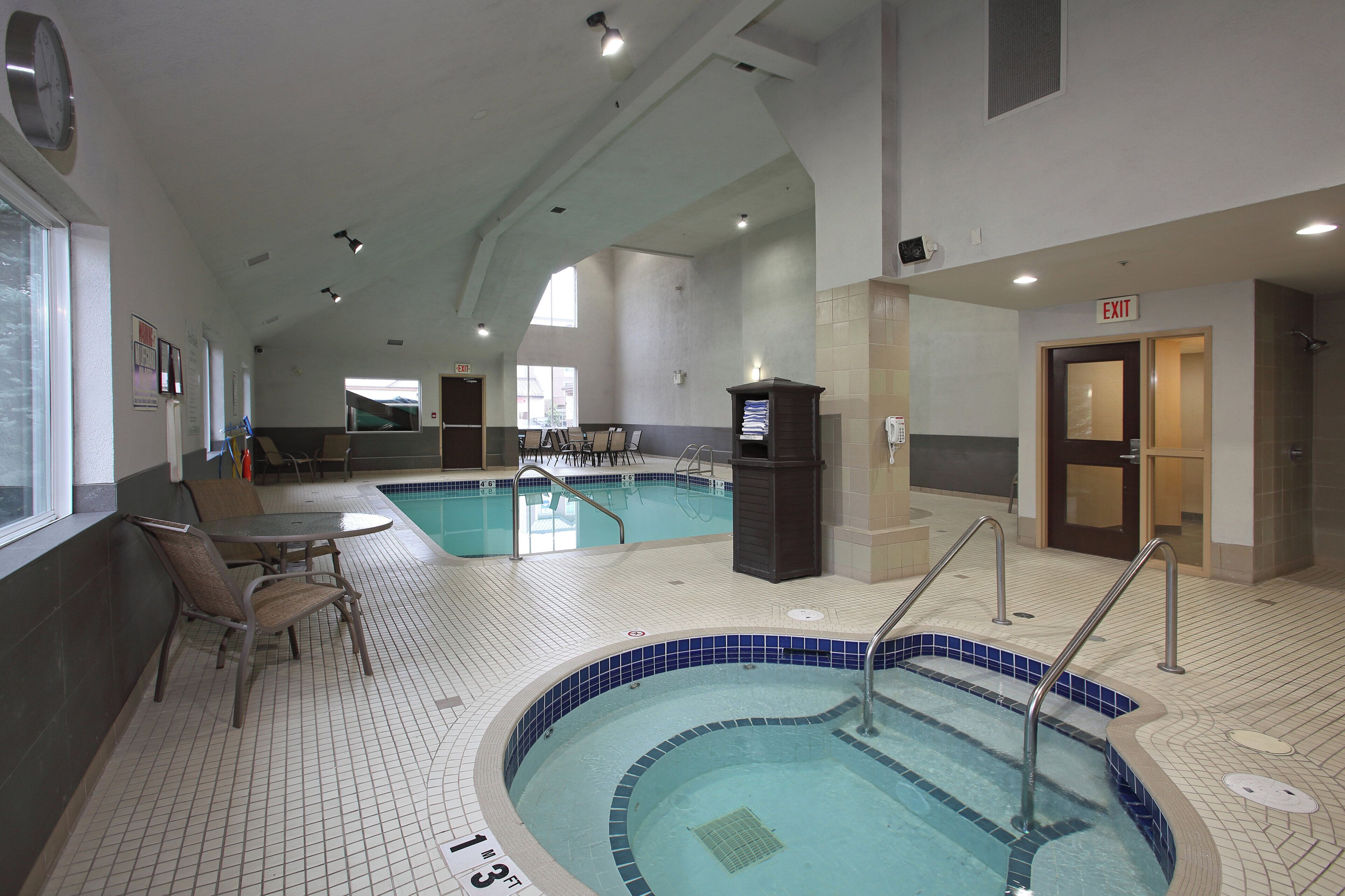 Una piscina techada