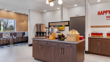 Frokostbuffé er inkludert