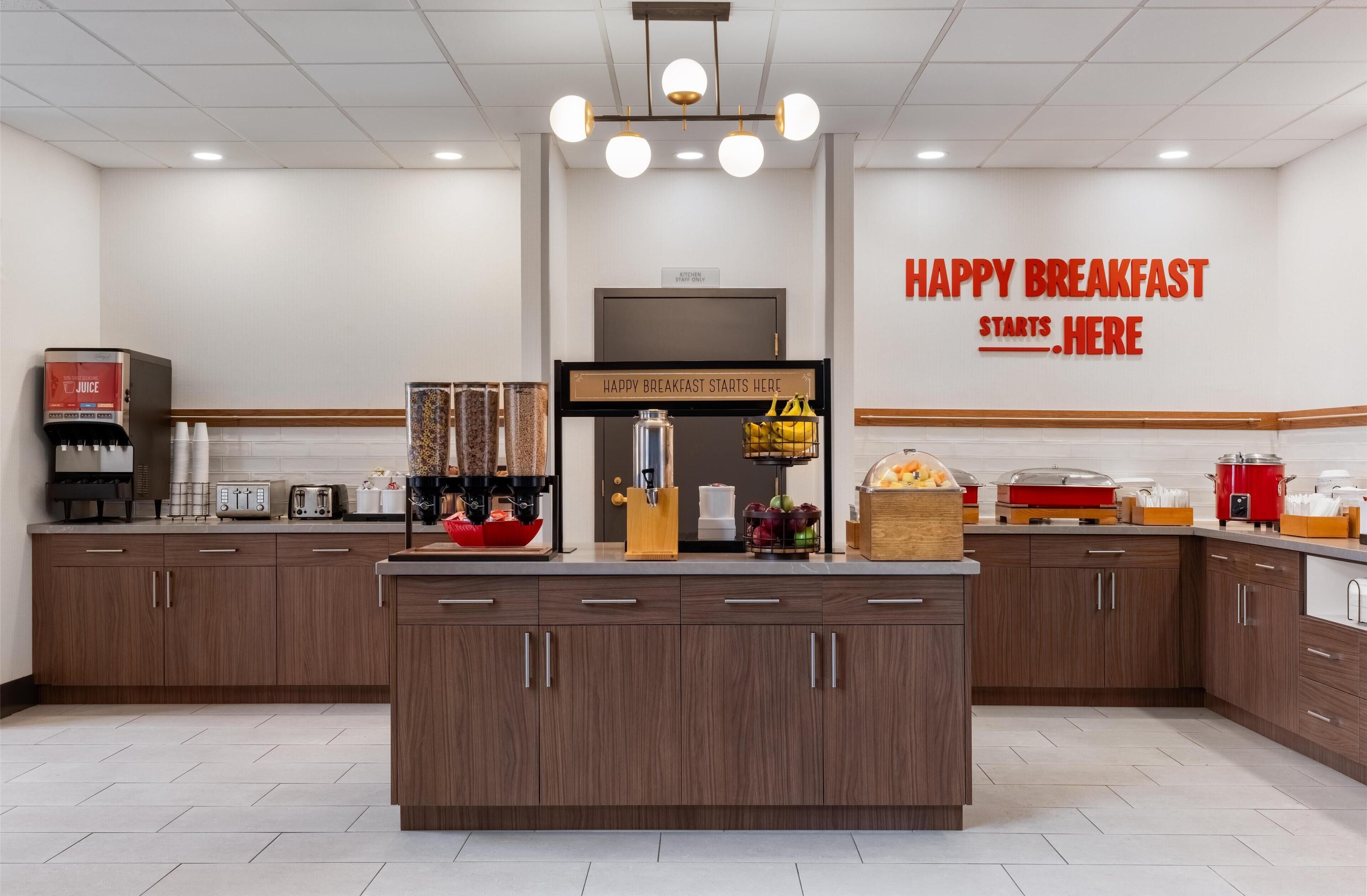 free buffet breakfast