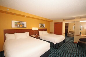 Studio, Multiple Beds, Non Smoking | Premium bedding, desk, blackout drapes, soundproofing
