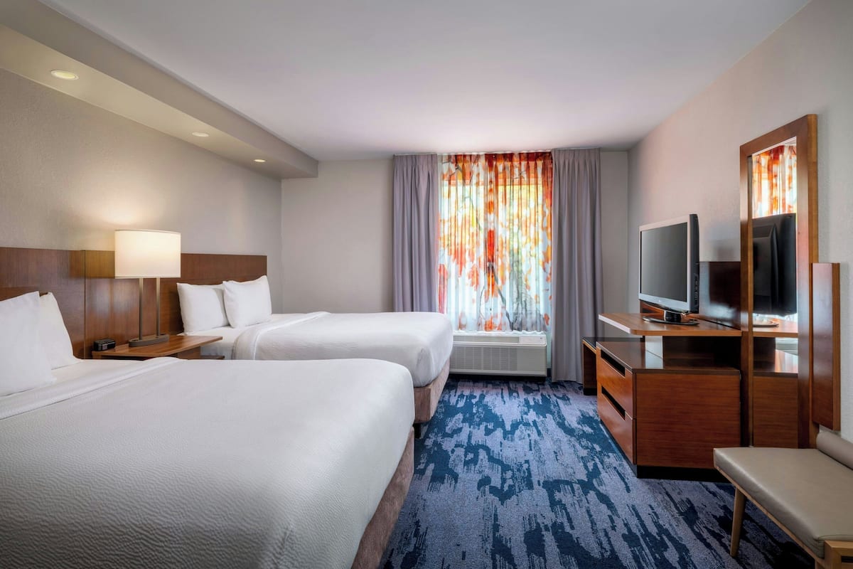Room, 2 Queen Beds | Premium bedding, desk, blackout drapes, soundproofing