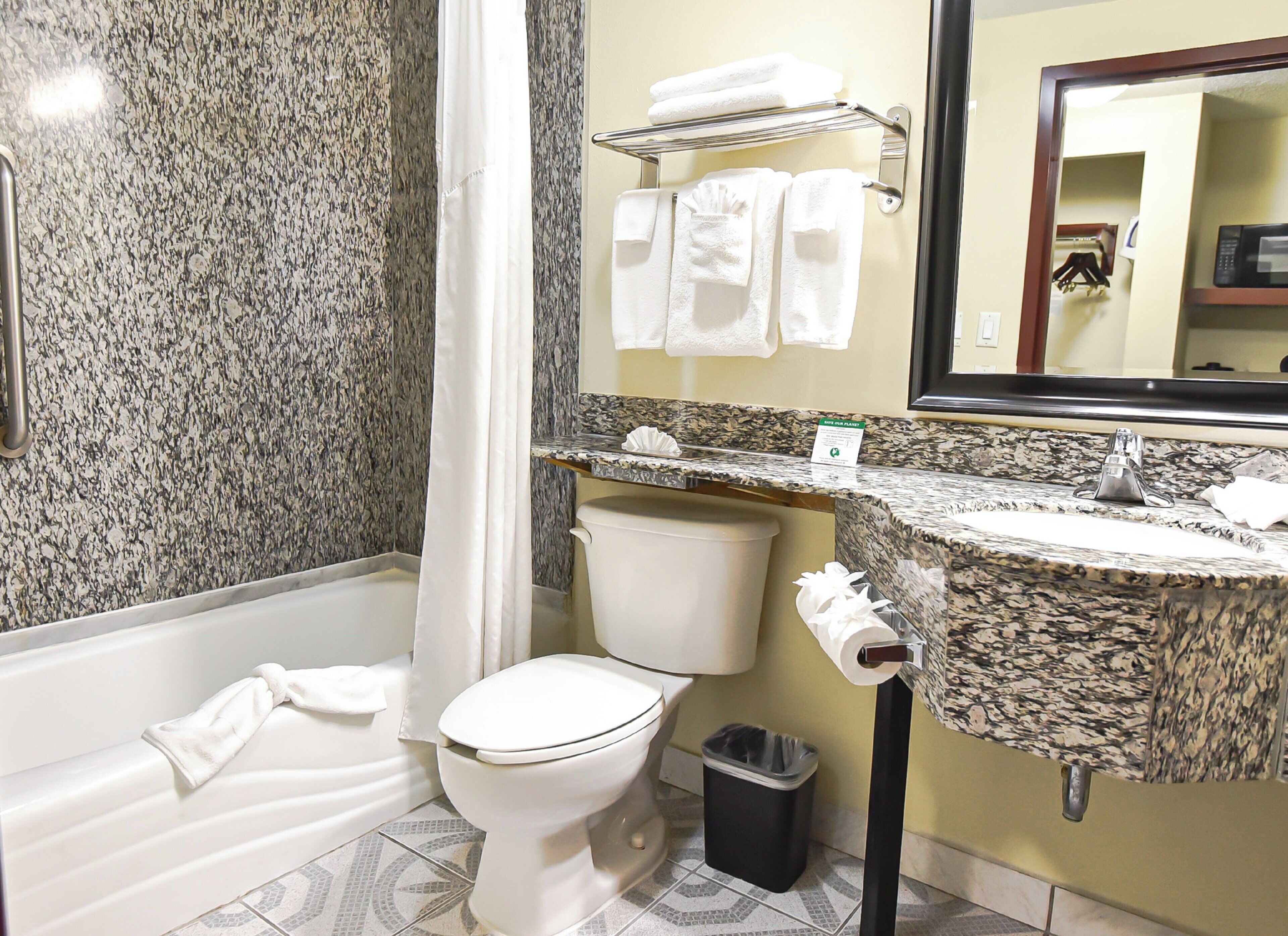 down duvets, desk, laptop workspace, blackout curtains