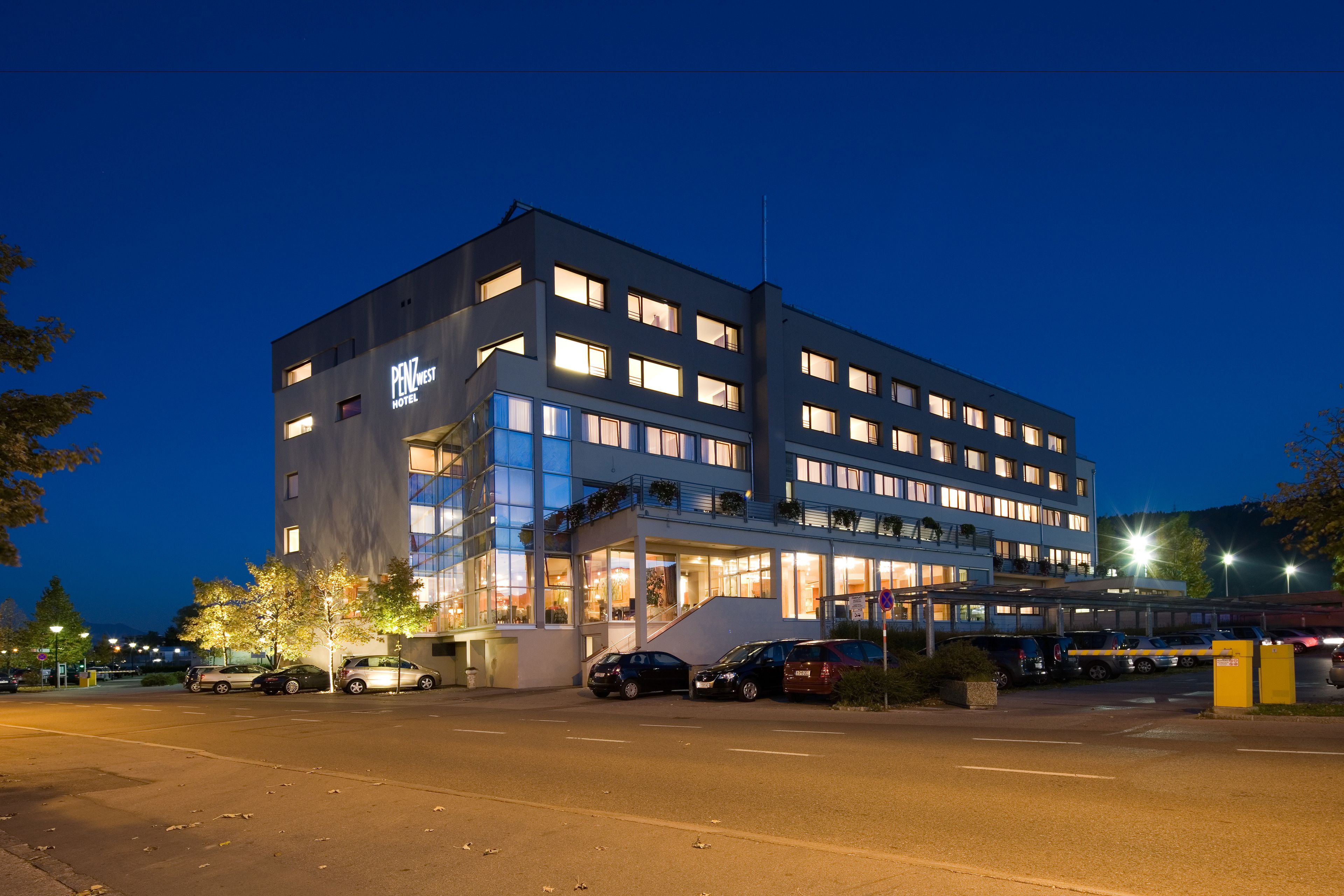 front of property – evening/night