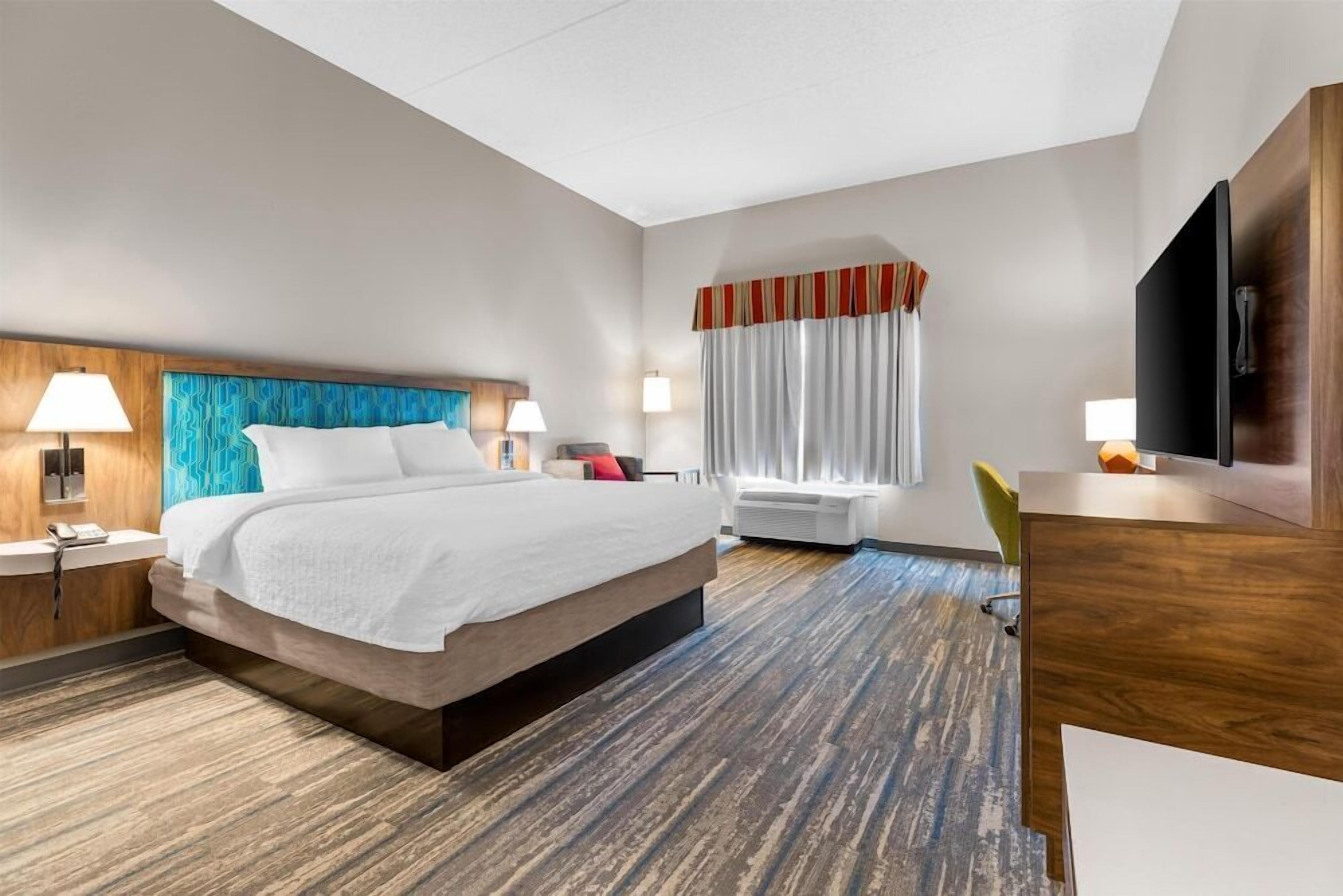 In-room safe, blackout drapes, iron/ironing board