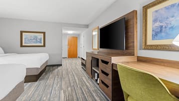 Two Queen Beds, Non-Smoking, Accessible | In-room safe, blackout drapes, iron/ironing board