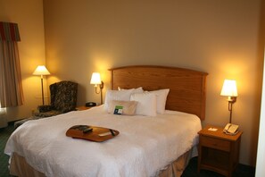 In-room safe, blackout curtains, iron/ironing board