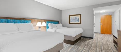 Two Queen Beds, Non-Smoking, Accessible | In-room safe, blackout drapes, iron/ironing board