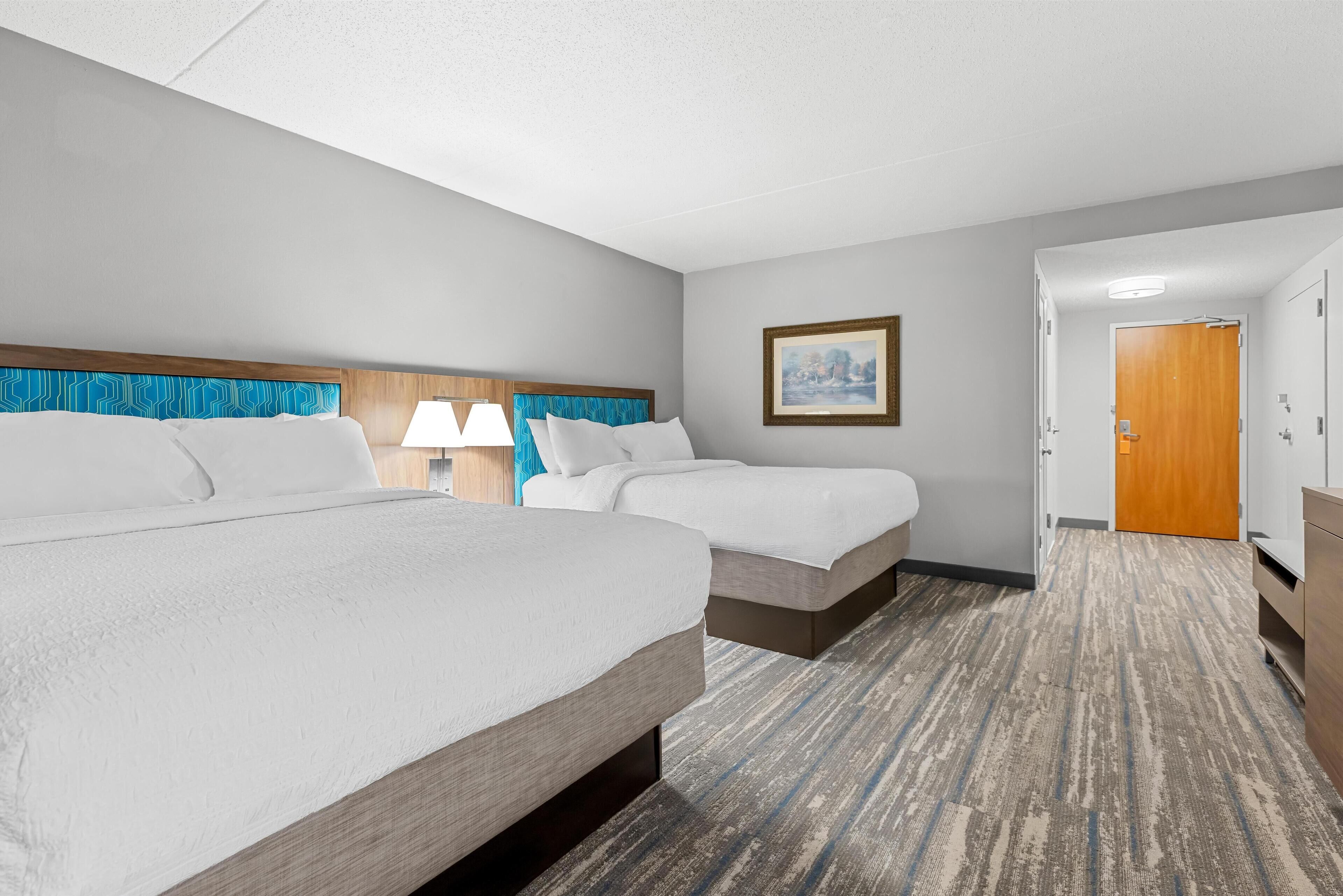 2 camas de matrimonio, No fumadores, accesible | Caja de seguridad en la habitación y cortinas blackout 