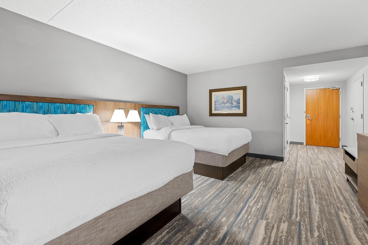 Two Queen Beds, Non-Smoking, Accessible | In-room safe, blackout drapes, iron/ironing board