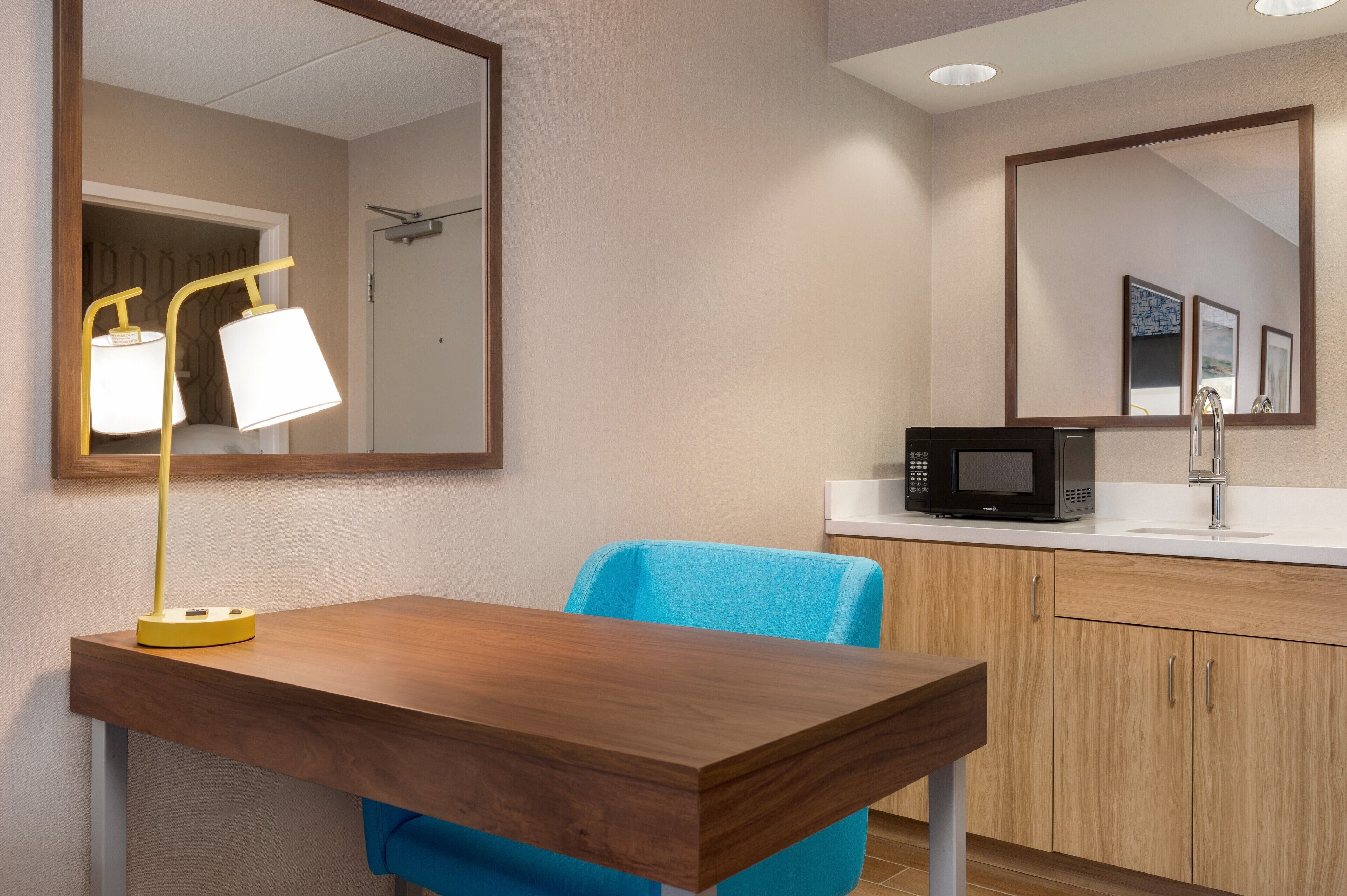 suite, two queen beds, non-smoking | desk, blackout curtains, iron/ironing board, free wifi