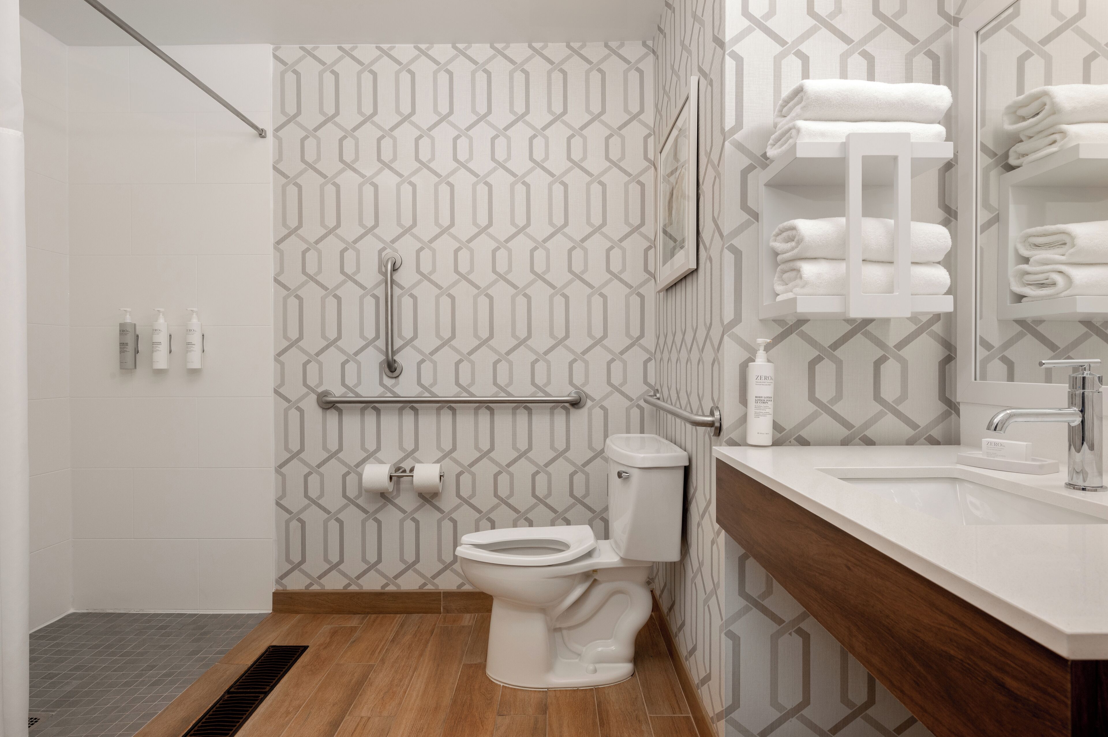 room, accessible, non smoking | bathroom shower