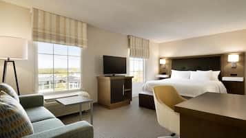 Ropa de cama de alta calidad y minibar