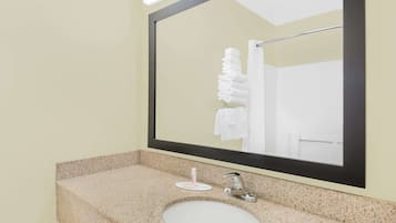 Hair dryer, towels