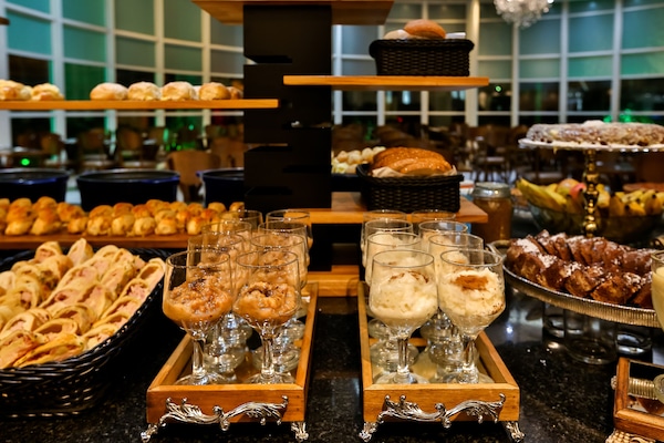 Free daily buffet breakfast