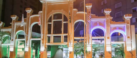 Front of property – evening/night