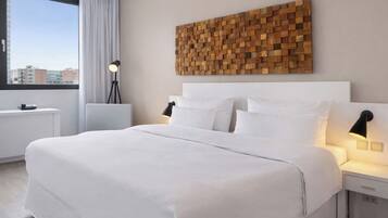 Premium-Zimmer | Allergikerbettwaren, Verdunkelungsvorhänge, Bügeleisen/Bügelbrett