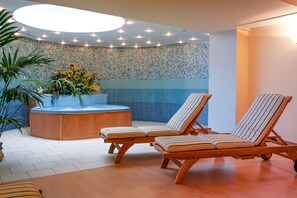 Couples treatment rooms, sauna, manicures and pedicures