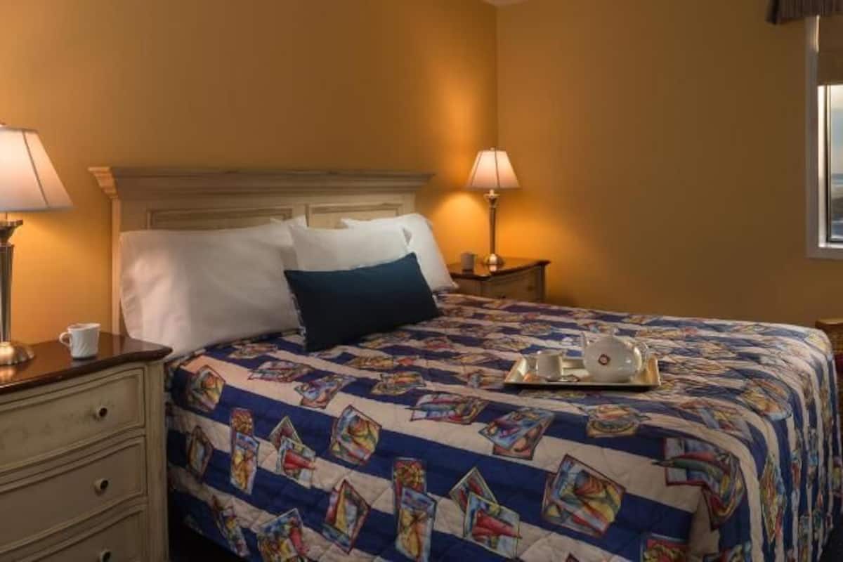 Blackout drapes, iron/ironing board, free cribs/infant beds, free WiFi