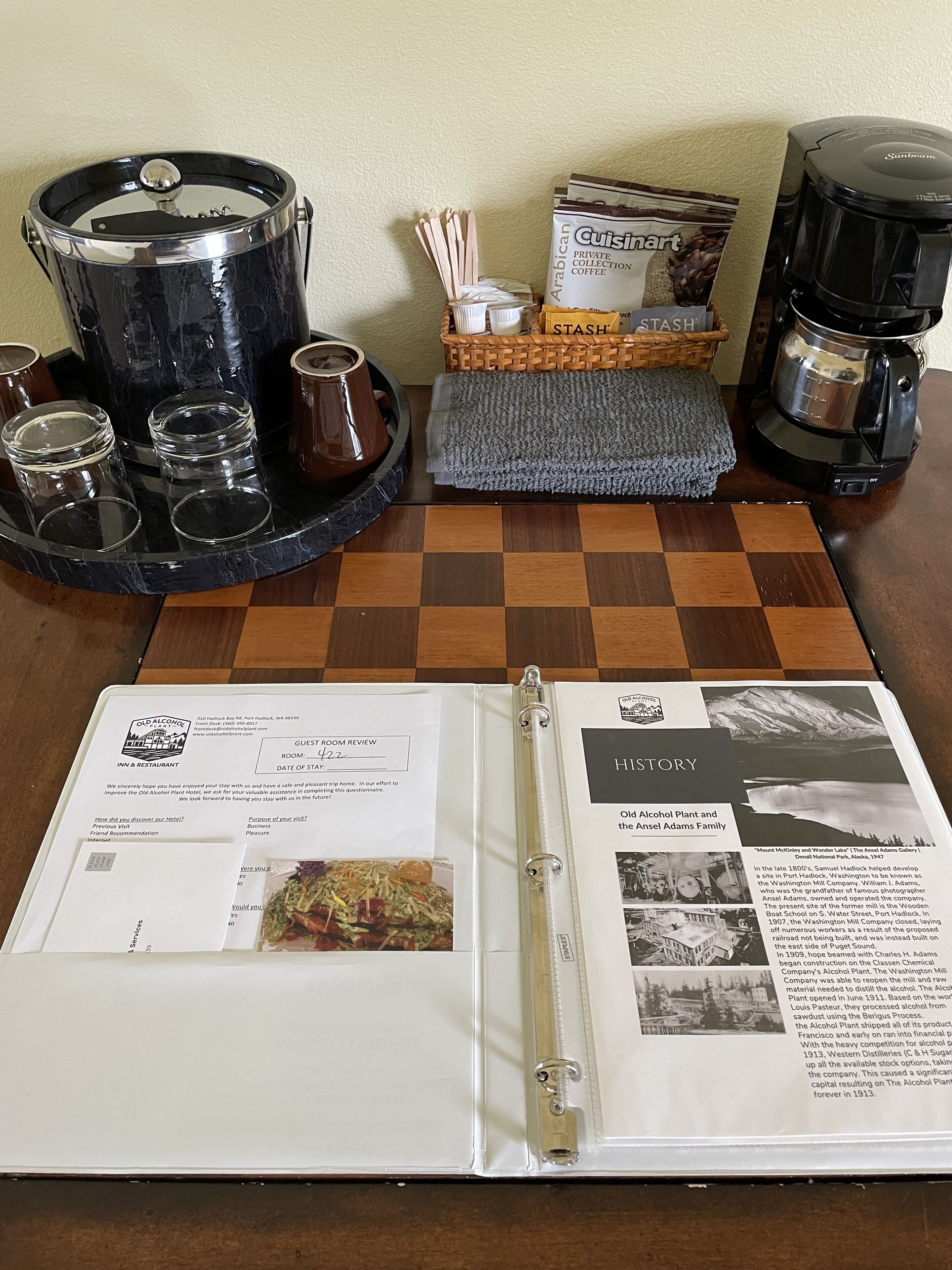 luxury suite, jetted tub, bay view | coffee and/or coffee maker