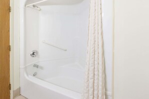 Room, 2 Double Beds, Non Smoking | Bathroom