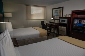 In-room safe, desk, blackout curtains, iron/ironing board