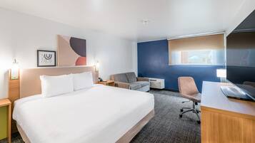 Room, 1 King Bed with Sofa bed | In-room safe, desk, blackout curtains, iron/ironing board