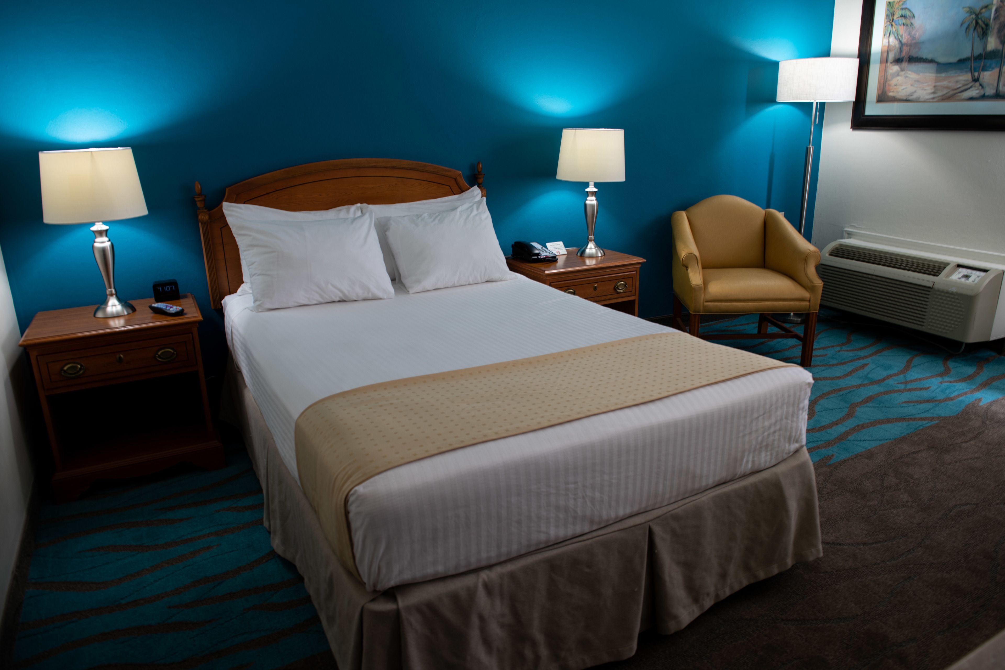 in-room safe, desk, blackout curtains, iron/ironing board