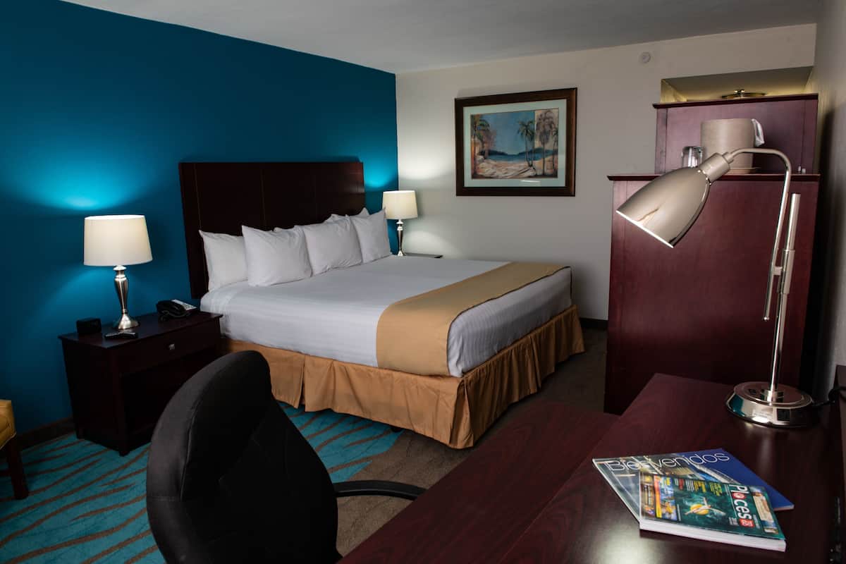 In-room safe, desk, blackout drapes, iron/ironing board