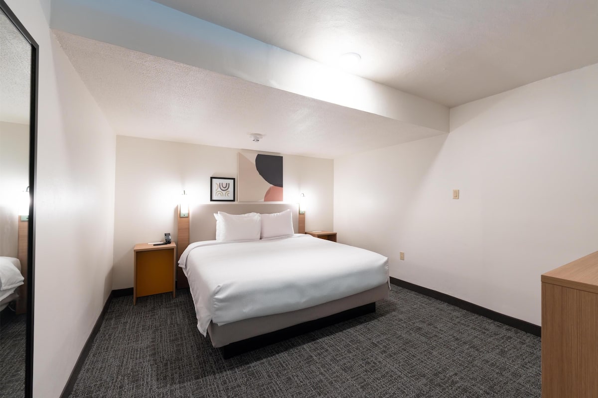 Suite, 1 King Bed | In-room safe, desk, blackout drapes, iron/ironing board