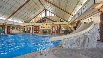 Indoor pool, outdoor pool