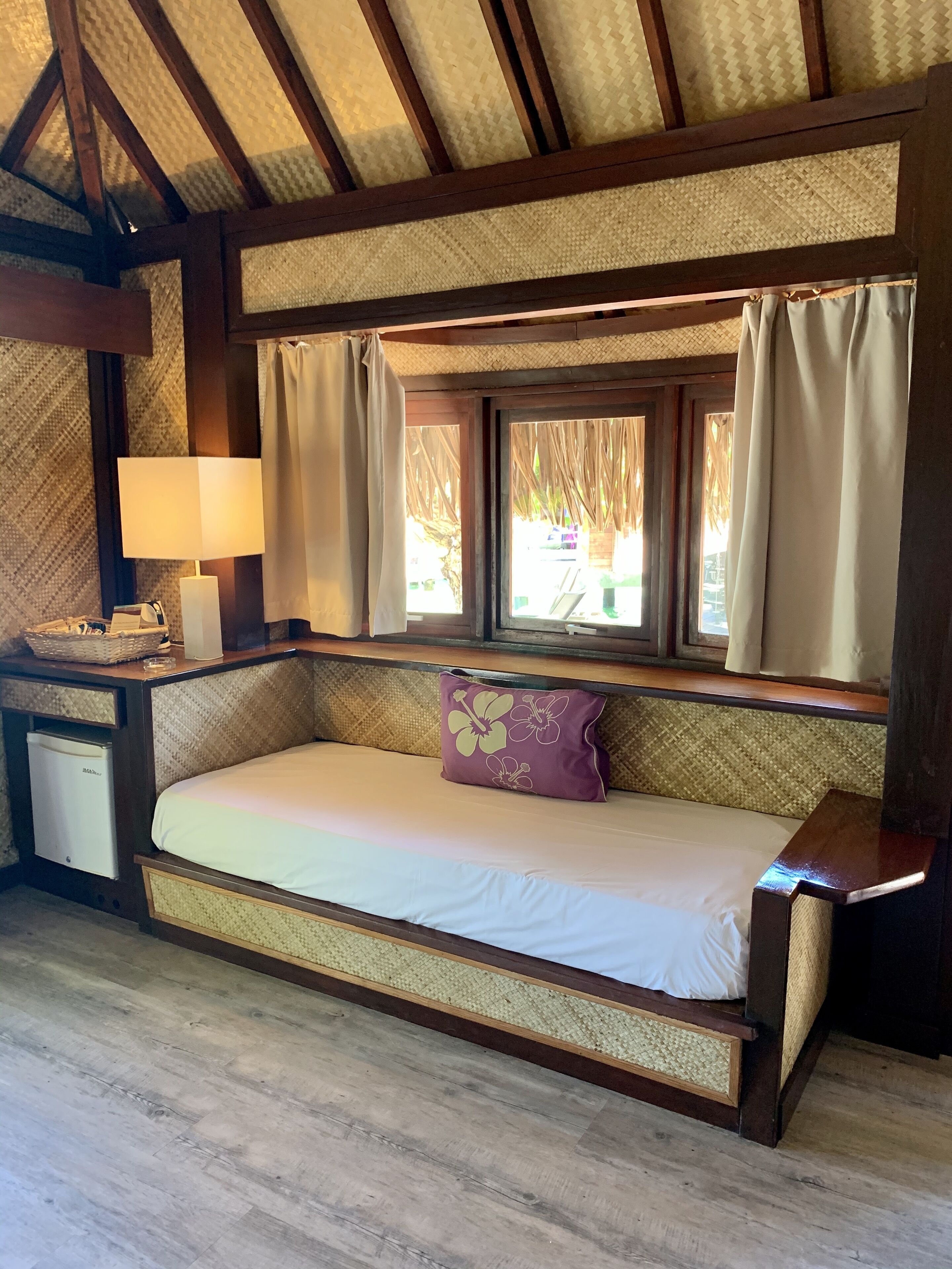 bungalow, beachfront | minibar, in-room safe, desk, blackout curtains