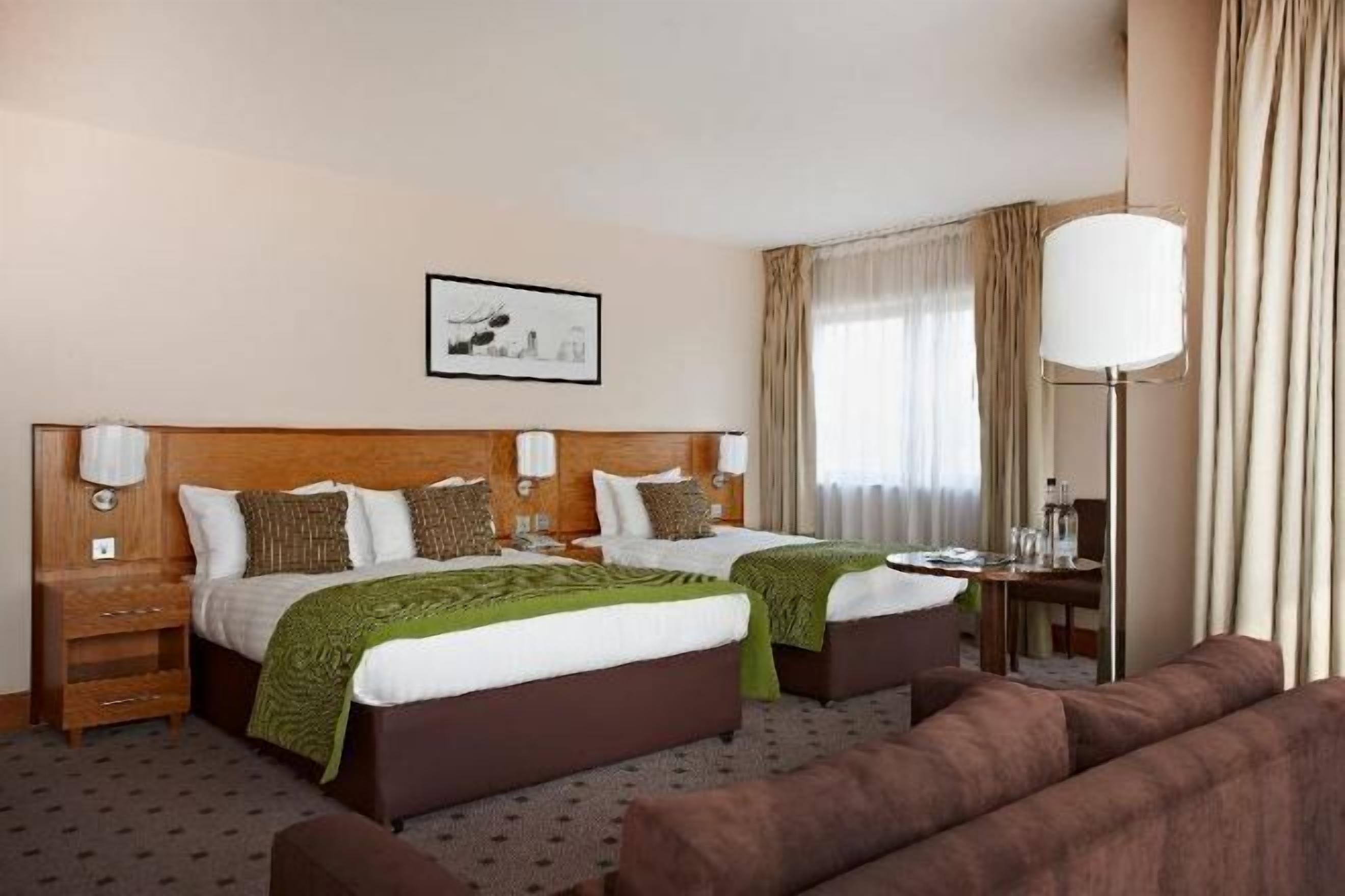 Pillowtop beds, in-room safe, desk, iron/ironing board