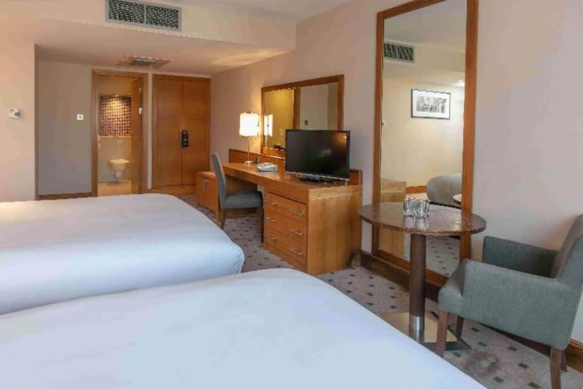 Pillowtop beds, in-room safe, desk, iron/ironing board