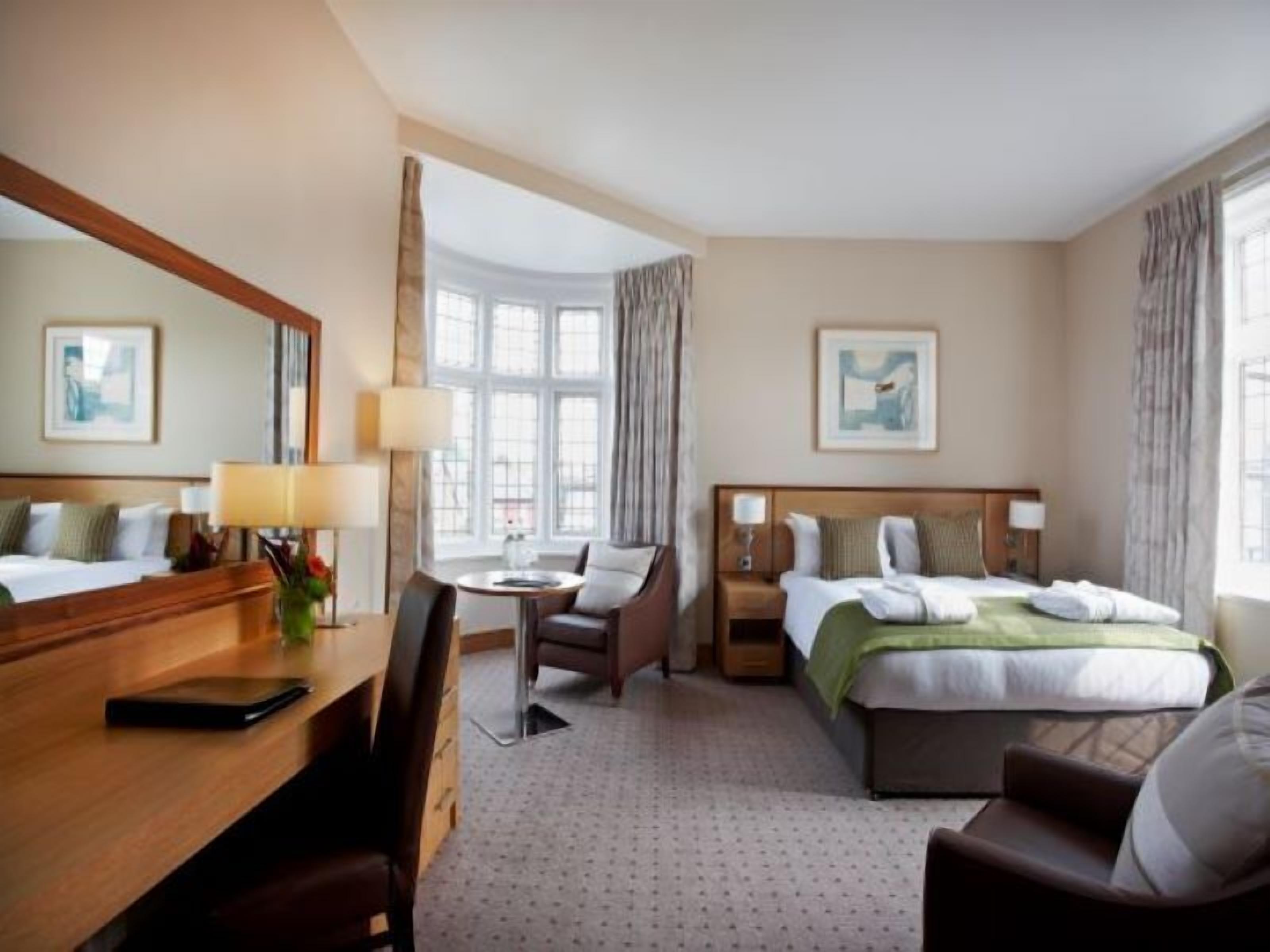 Pillow-top beds, in-room safe, desk, iron/ironing board