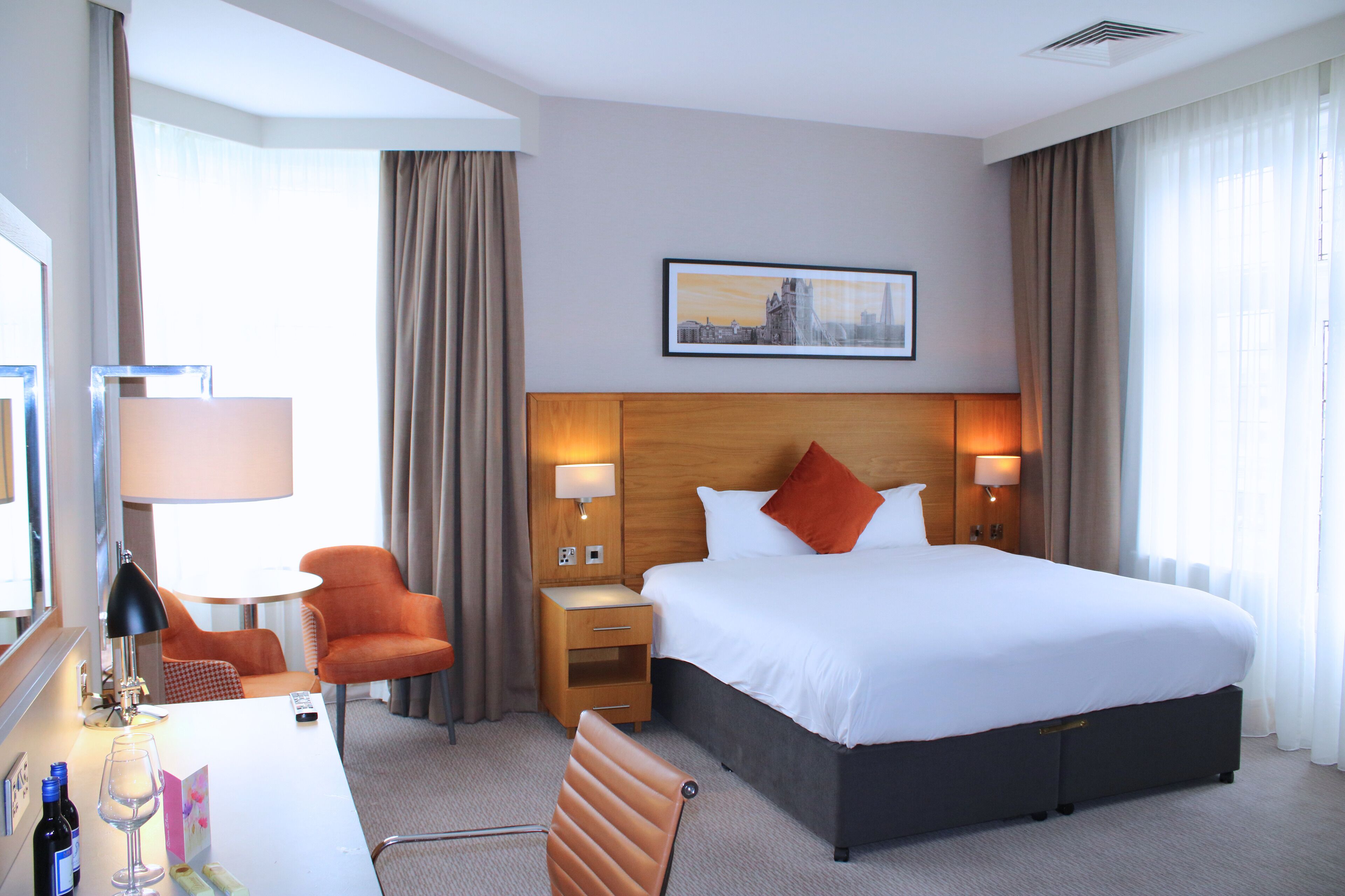 Junior Suite, 1 Double Bed, Non Smoking | Pillow-top beds, in-room safe, desk, iron/ironing board